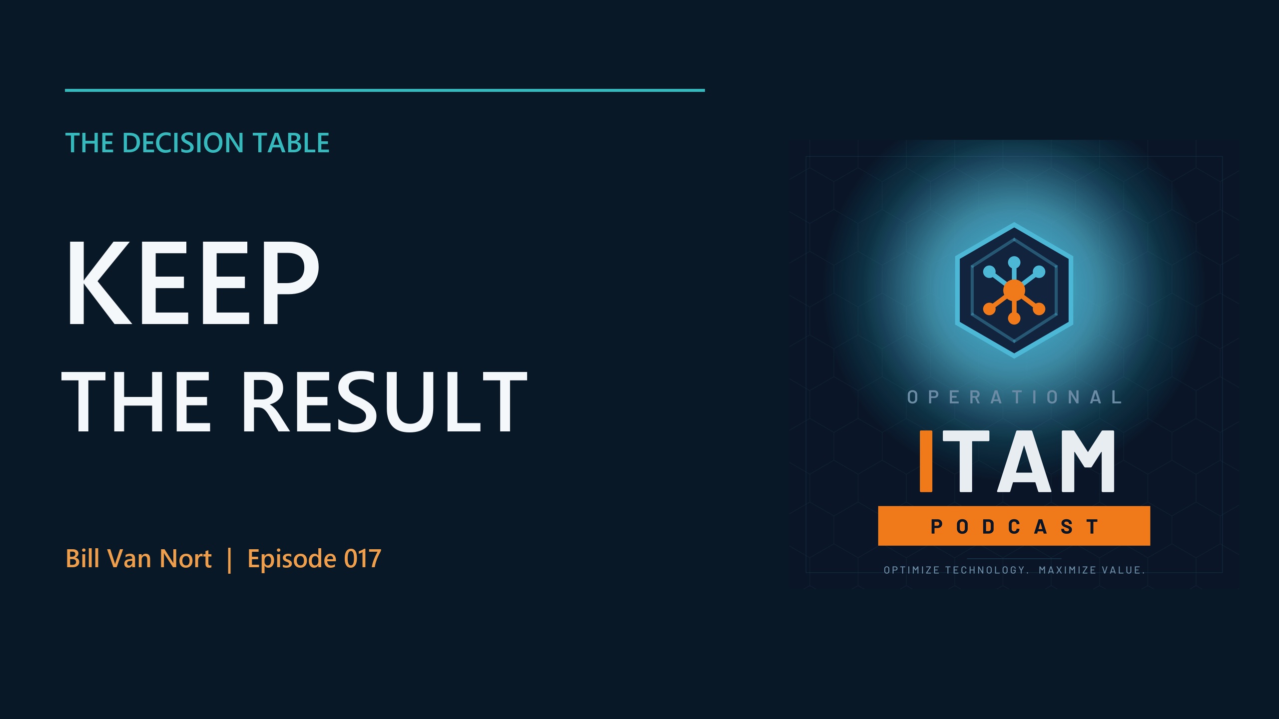 Keep the Result — Episode 017